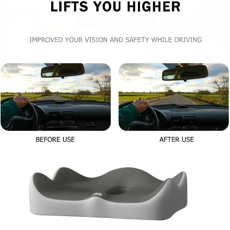 Ergonomic Memory Foam Seat Cushion with Lumbar Support