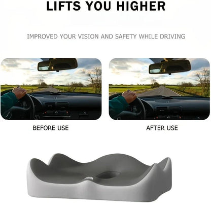 Ergonomic Memory Foam Seat Cushion with Lumbar Support