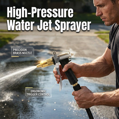 High-Pressure Garden Spray Gun with Adjustable Nozzle