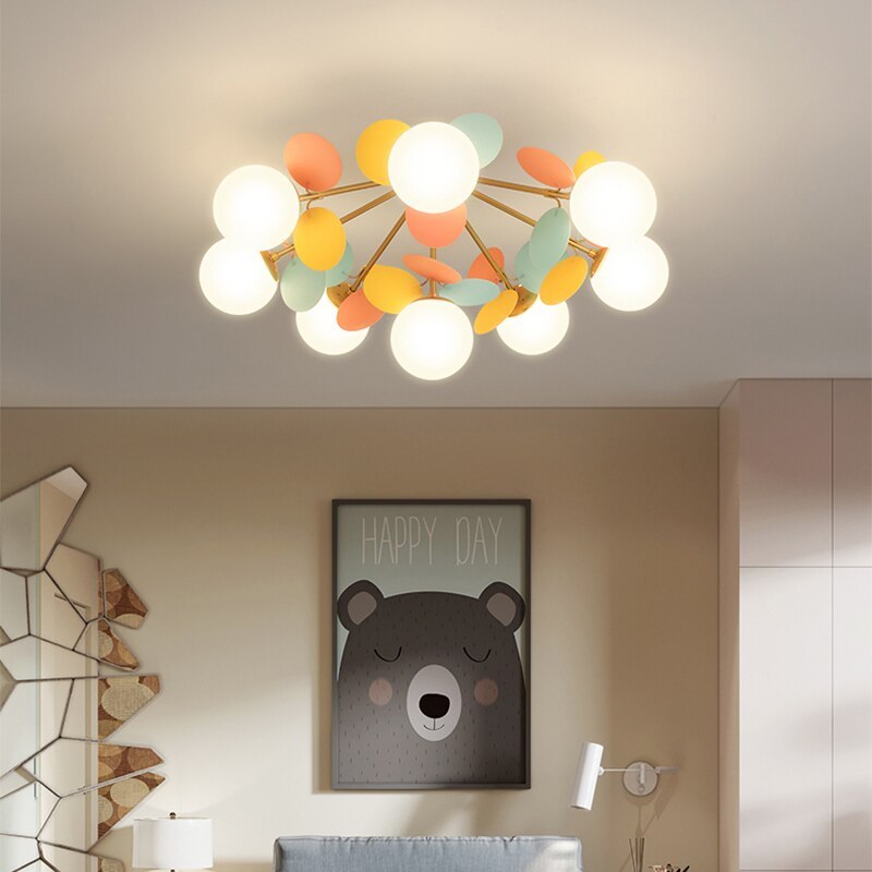 Flower Branch Chandelier Modern Ceiling Light