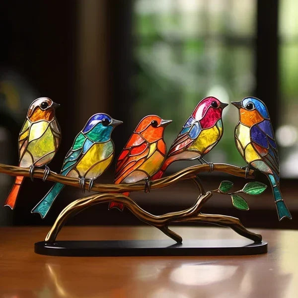 Handcrafted Colored Glass Table Decor – Art Ornament