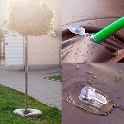 Inflatable tree watering for healthy trees