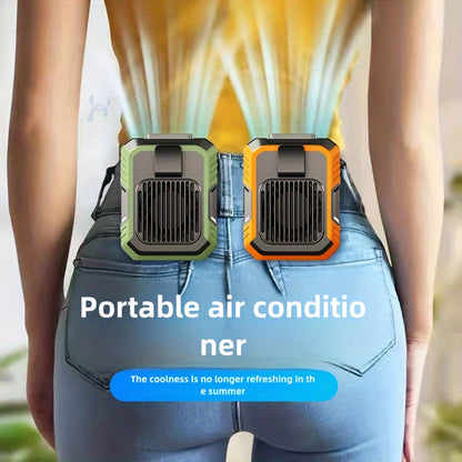 Portable Waist Fan for Hands-Free Cooling on Hot Days