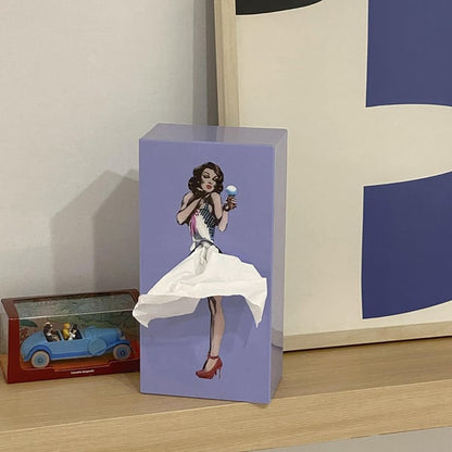 Creative Skirt Tissue Box Decorative Holder