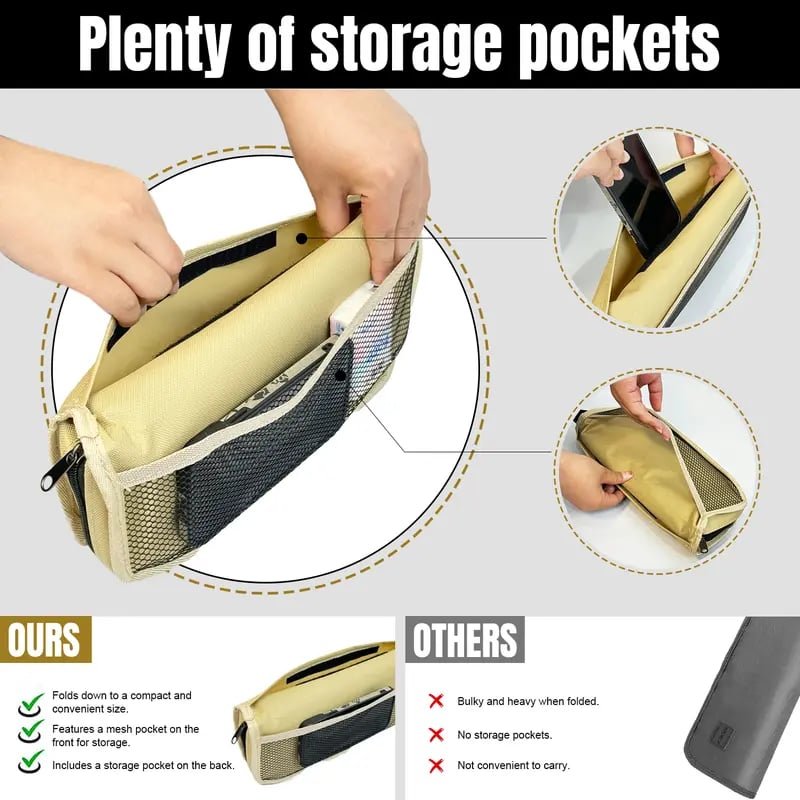 Ultra-Light Folding Stool – Heavy Duty 265 lb Capacity