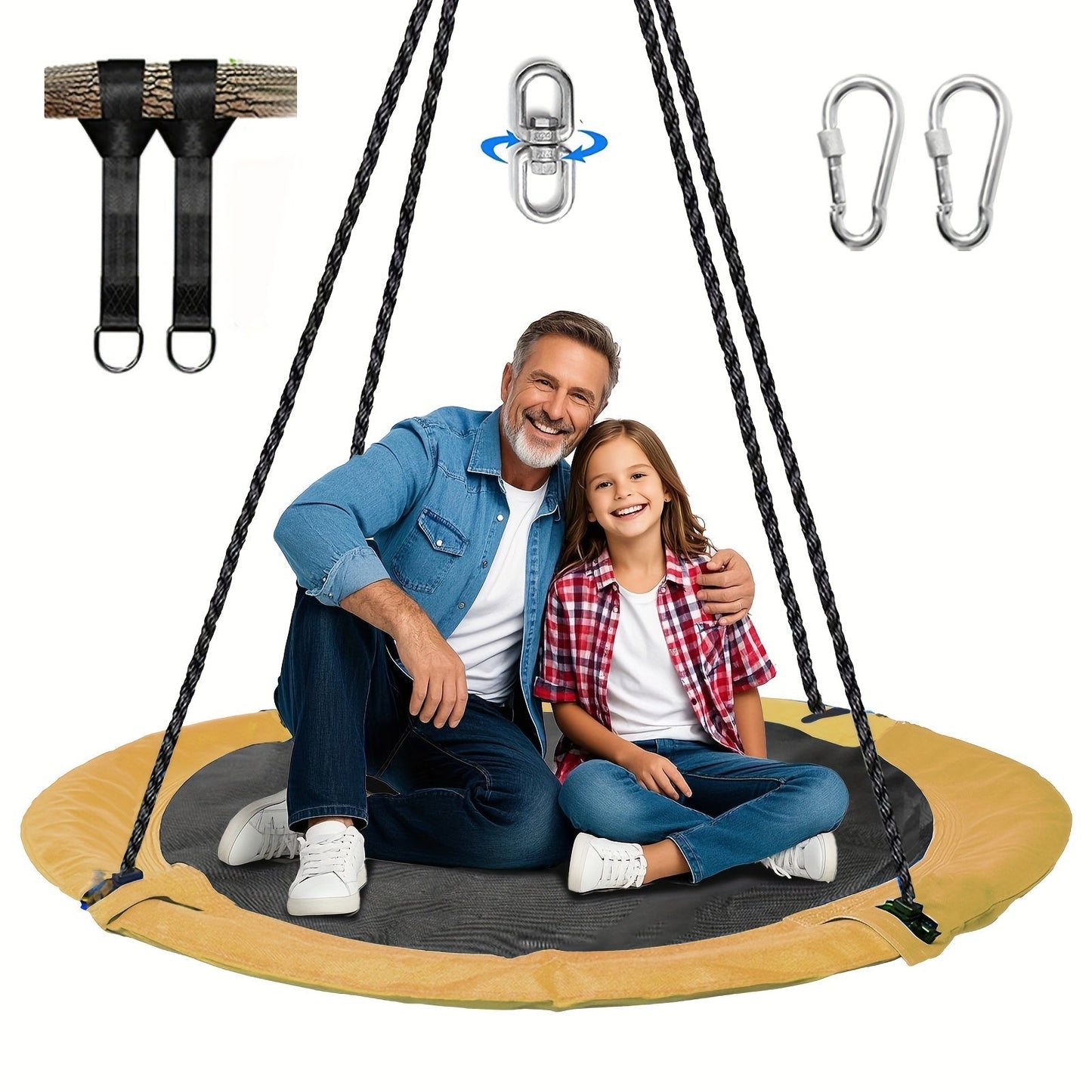 Large Tree Swing - Waterproof Outdoor Hammock Seat