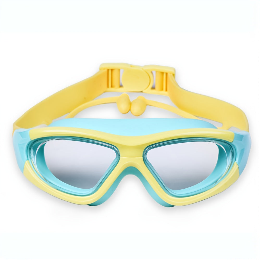 Children's swimming goggles with large frame – anti-fog