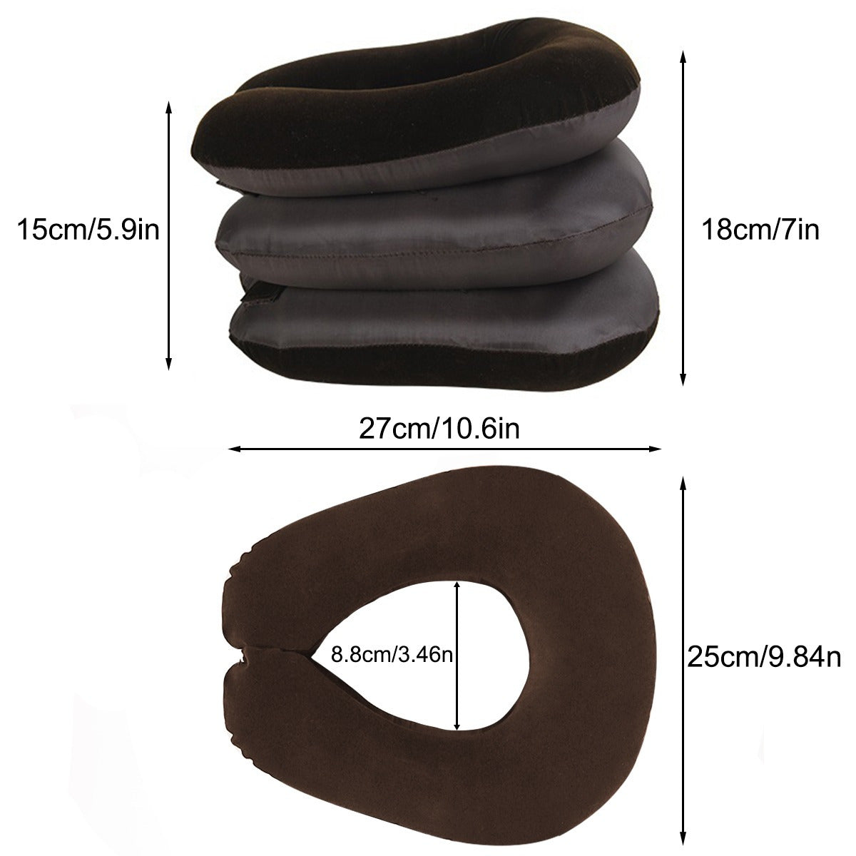 Inflatable Neck Support Brace for Pain Relief