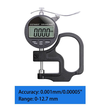 Digital Thickness Gauge for Metal, Paper & Fabric