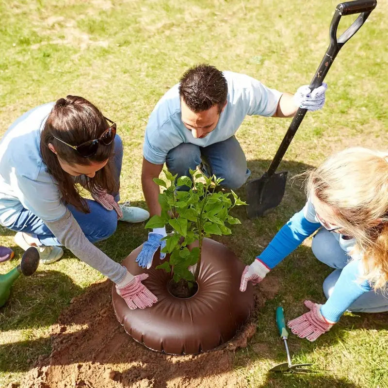 Inflatable tree watering for healthy trees