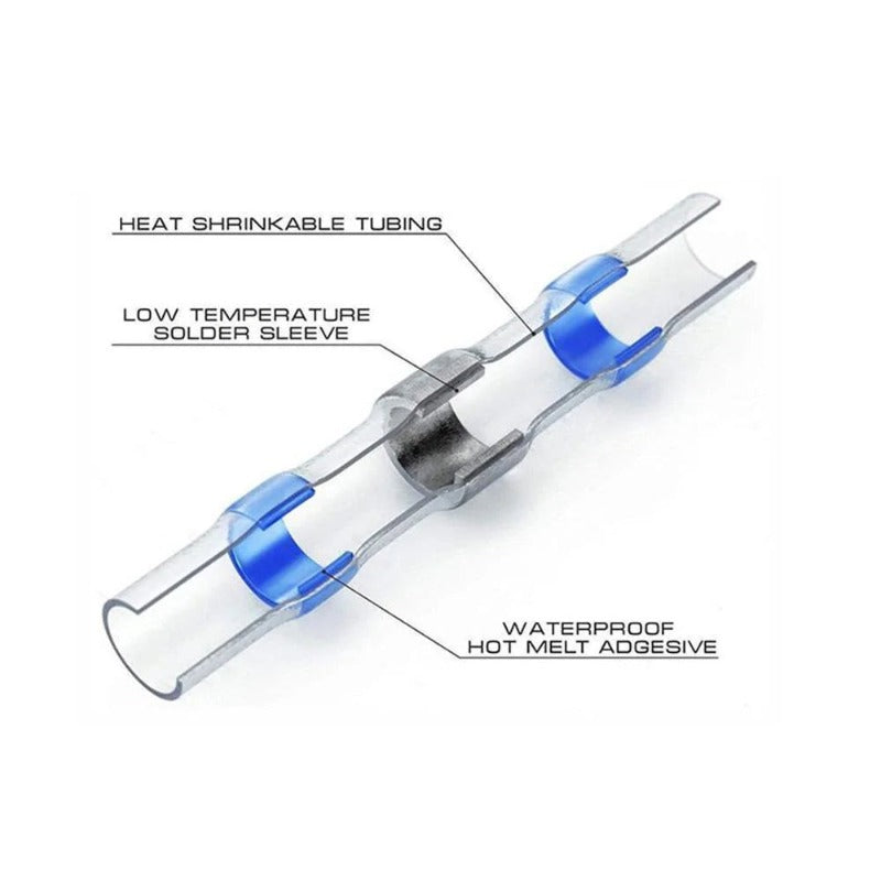 Waterproof Solder Seal Wire Connectors – Heat-Shrink Electrical Sleeves – image 2