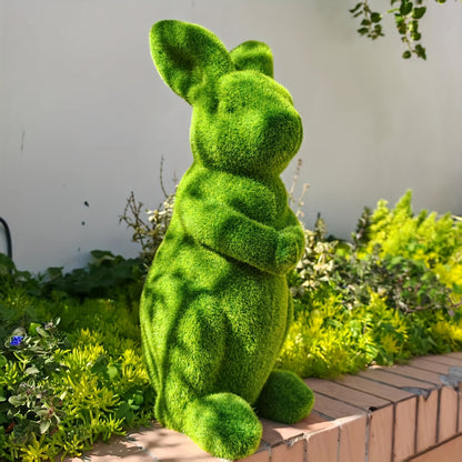 Rabbit Garden Statue – Decorative Resin Lawn Ornament