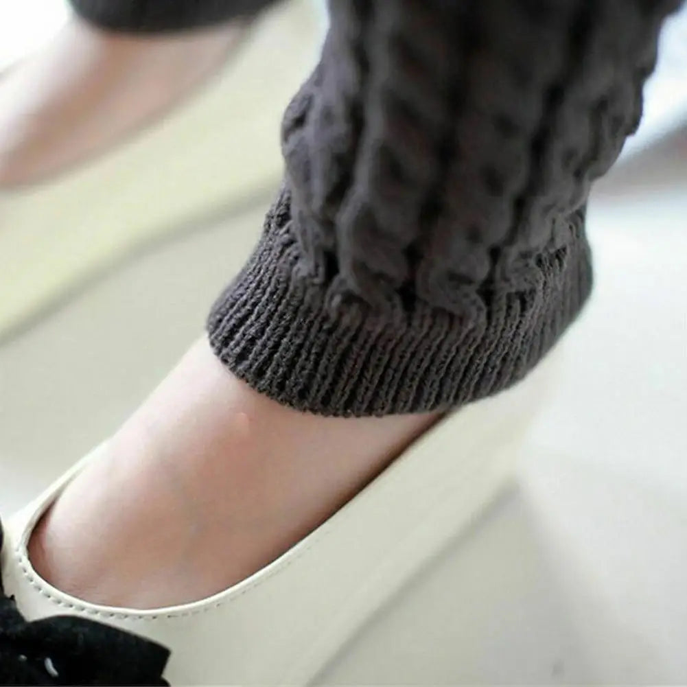 Women’s Knitted Leg Warmers – Autumn Winter Warm Foot Covers