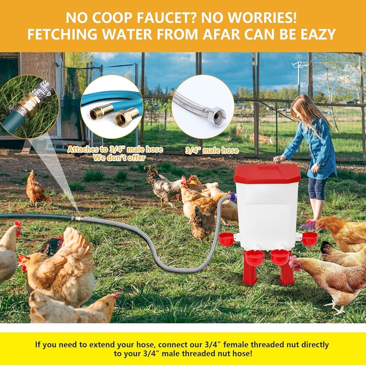 Automatic Chicken Waterer for Poultry
