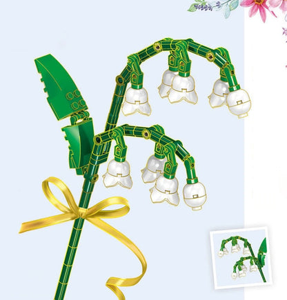 Flower Bouquet Mini Building Blocks Set
