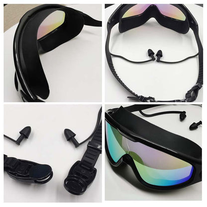 Anti-Fog Swim Goggles Wide View Swimming Glasses