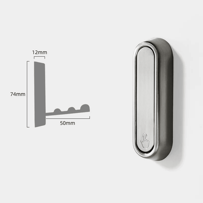 Folding Metal Wall Hooks Heavy Duty Rack