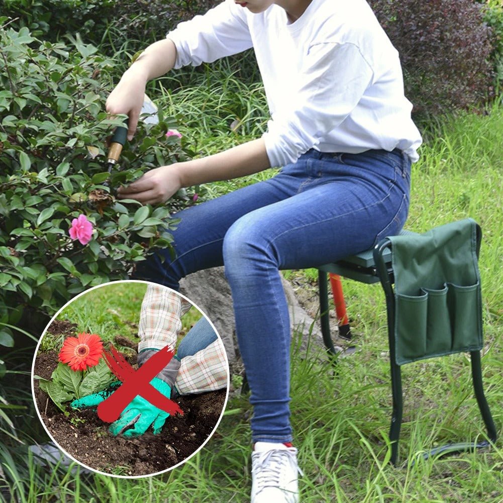 Foldable Garden Kneeler & Seat – Ergonomic Bench