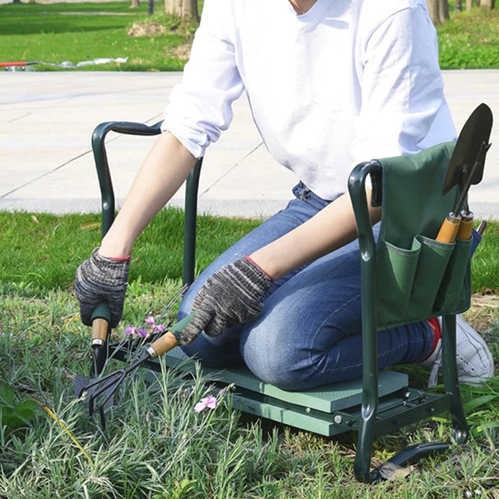 Foldable Garden Kneeler & Seat – Ergonomic Bench