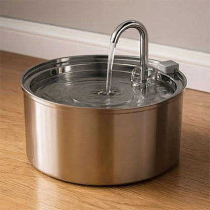 Stainless Steel Cat Water Fountain