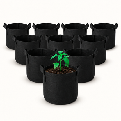Heavy-Duty Reusable Fabric Planters – clean product view