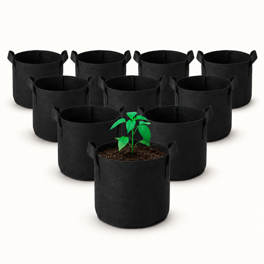 Heavy-Duty Reusable Fabric Planters – clean product view