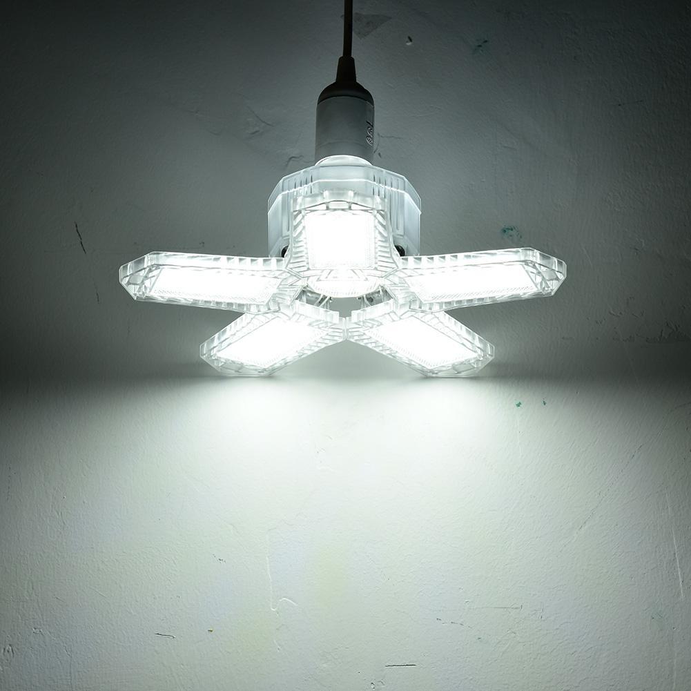 LED Garage Ceiling Light - 5 Adjustable Panels