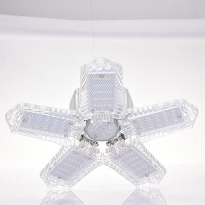 LED Garage Ceiling Light - 5 Adjustable Panels