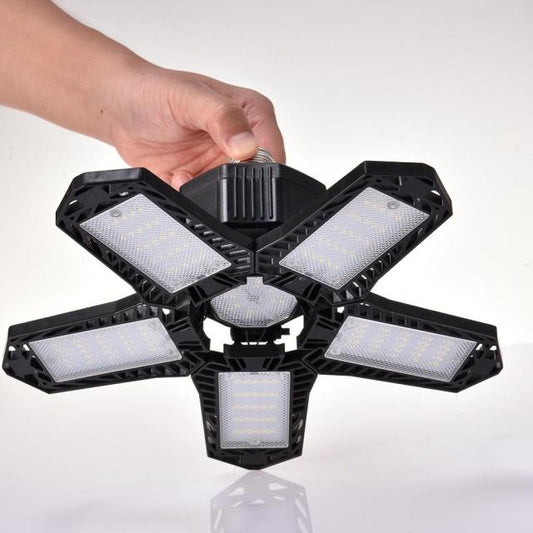 LED Garage Ceiling Light - 5 Adjustable Panels