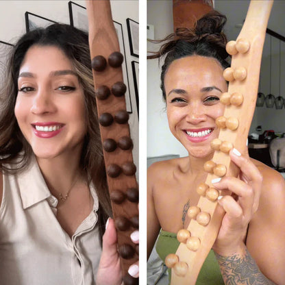 Wooden Cellulite Massage Roller – Natural Body Relief