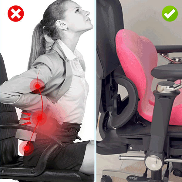 Memory Foam Seat Cushion Contoured Sitting Pad