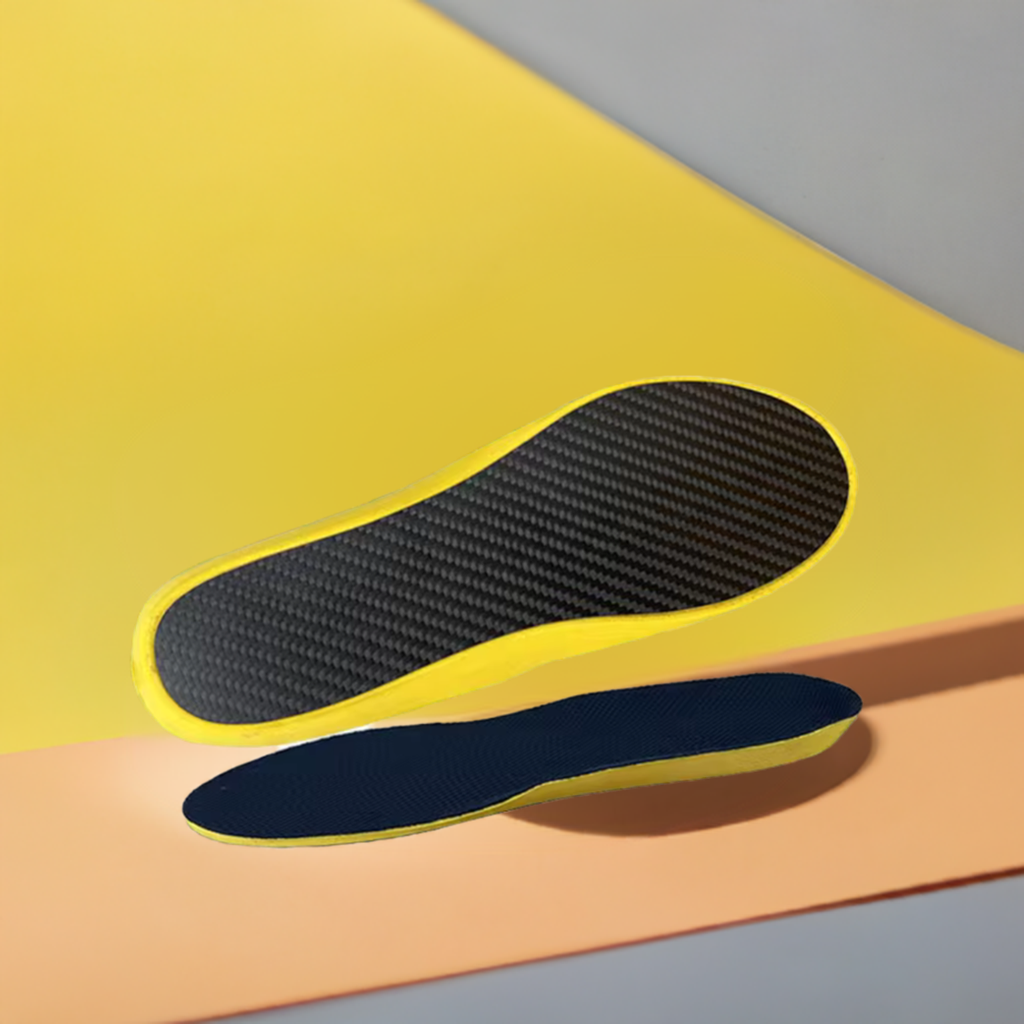 Premium Carbon Fiber Insoles - Lightweight, High Performance, and Arch Support