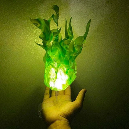 Wearable LED Fireball with Floating Light Effect and Hand Mount
