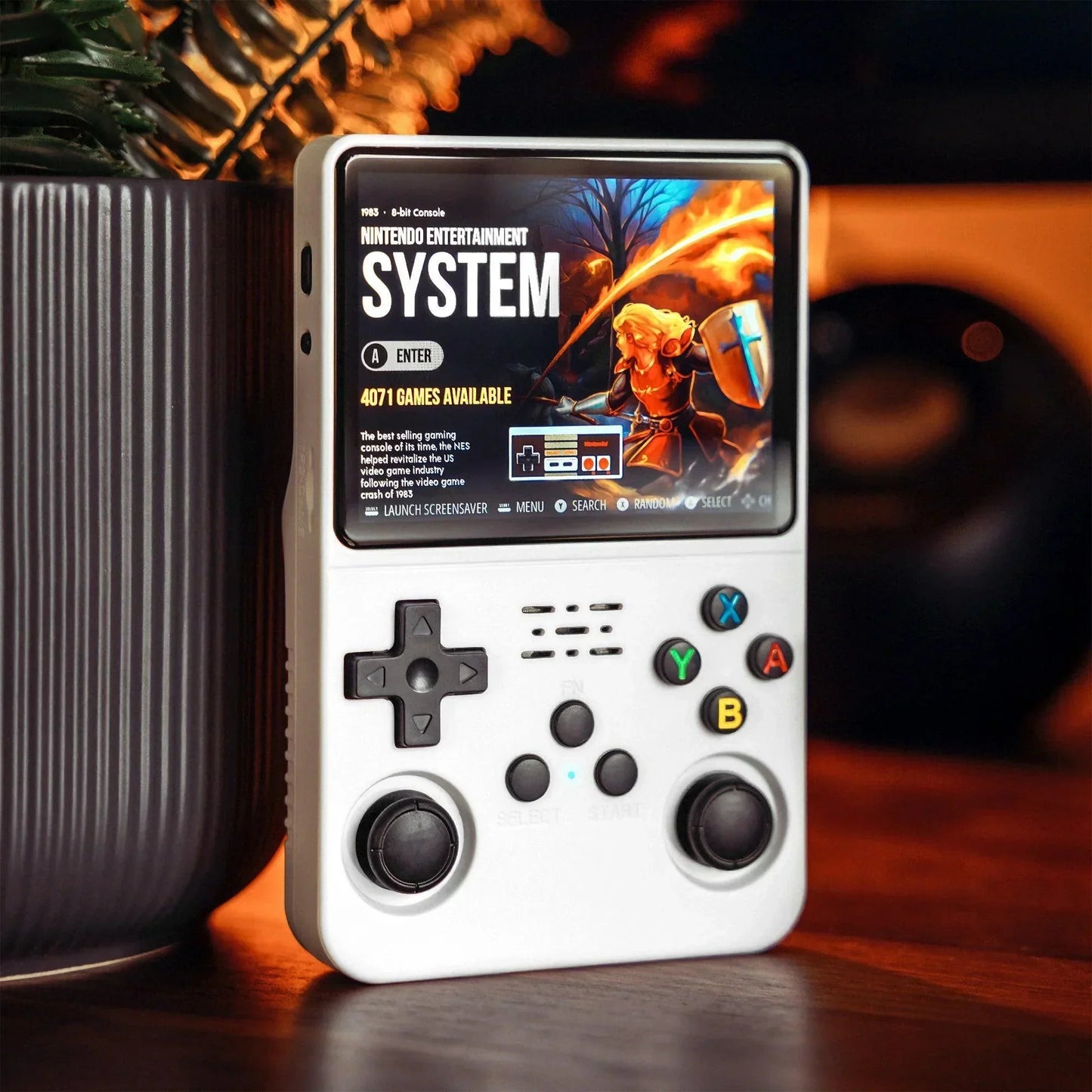 Retro Handheld Gaming Console – 3.5in IPS Screen, WiFi & USB Charging