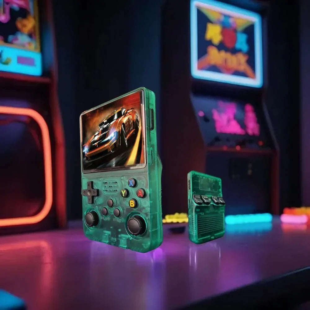 Retro Handheld Gaming Console – 3.5in IPS Screen, WiFi & USB Charging