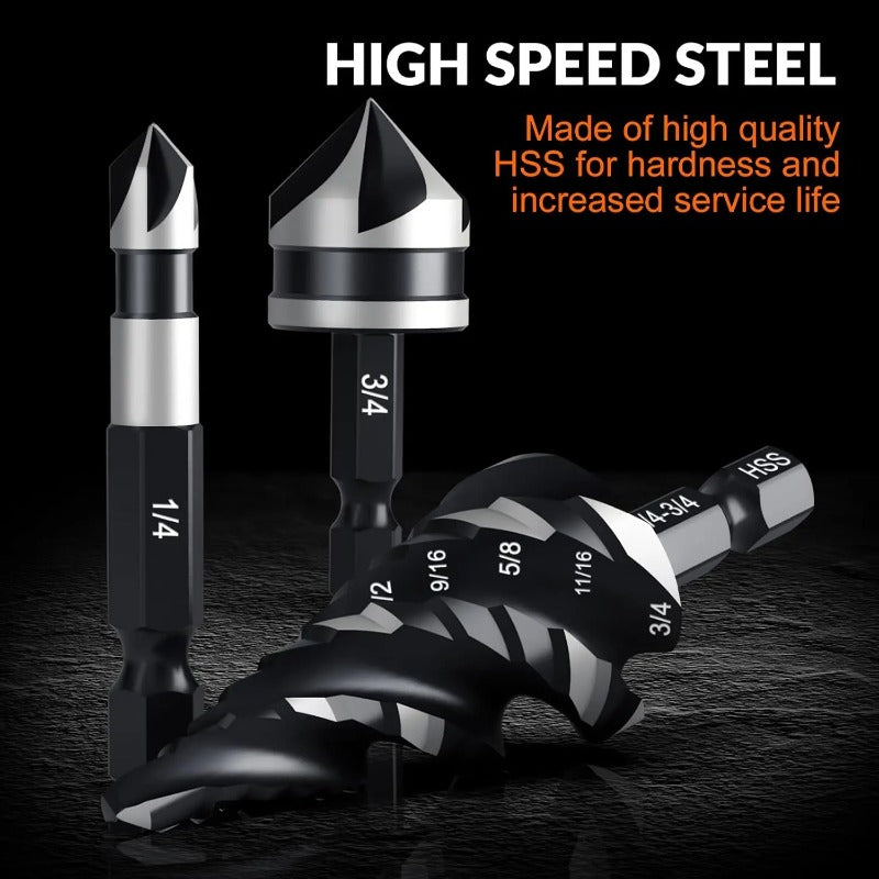 Heavy-Duty HSS Drill Bit Set image 4
