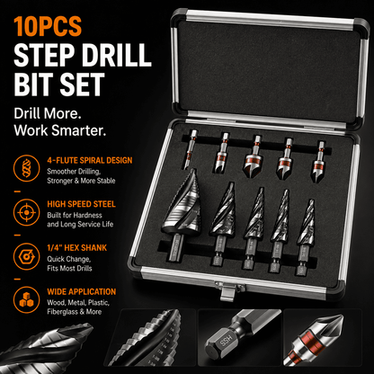 Heavy-Duty HSS Drill Bit Set image 6