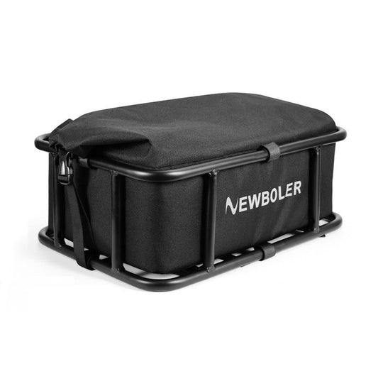 Heavy-Duty Rear Bike Basket with Integrated Rack 1