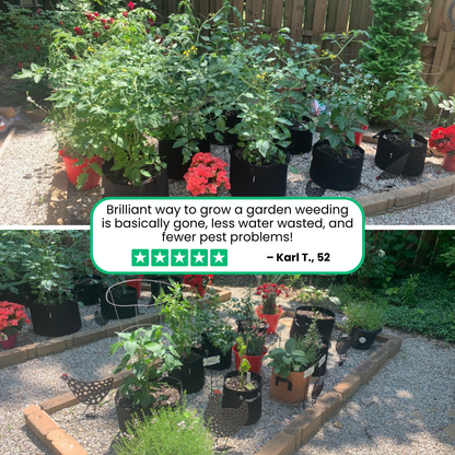 Heavy-Duty Reusable Fabric Planters image 3