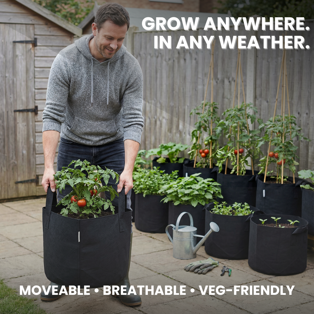 Heavy-Duty Reusable Fabric Planters image 4