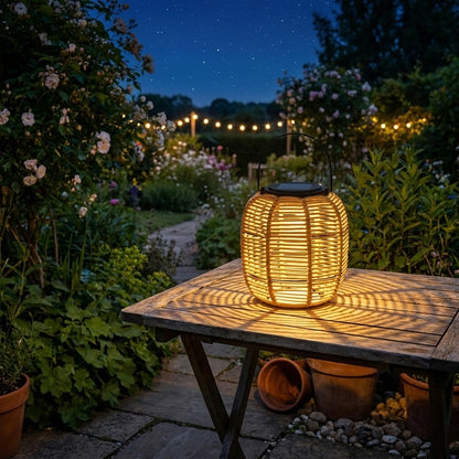 Adjustable Waterproof Solar LED Lantern for Garden and Patio – image 9
