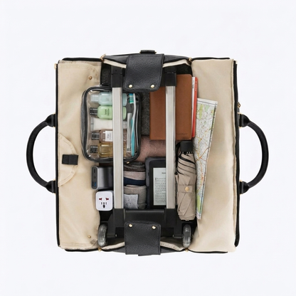 Cabin Travel Bag with Hanging System, Shoe Compartment and Pockets