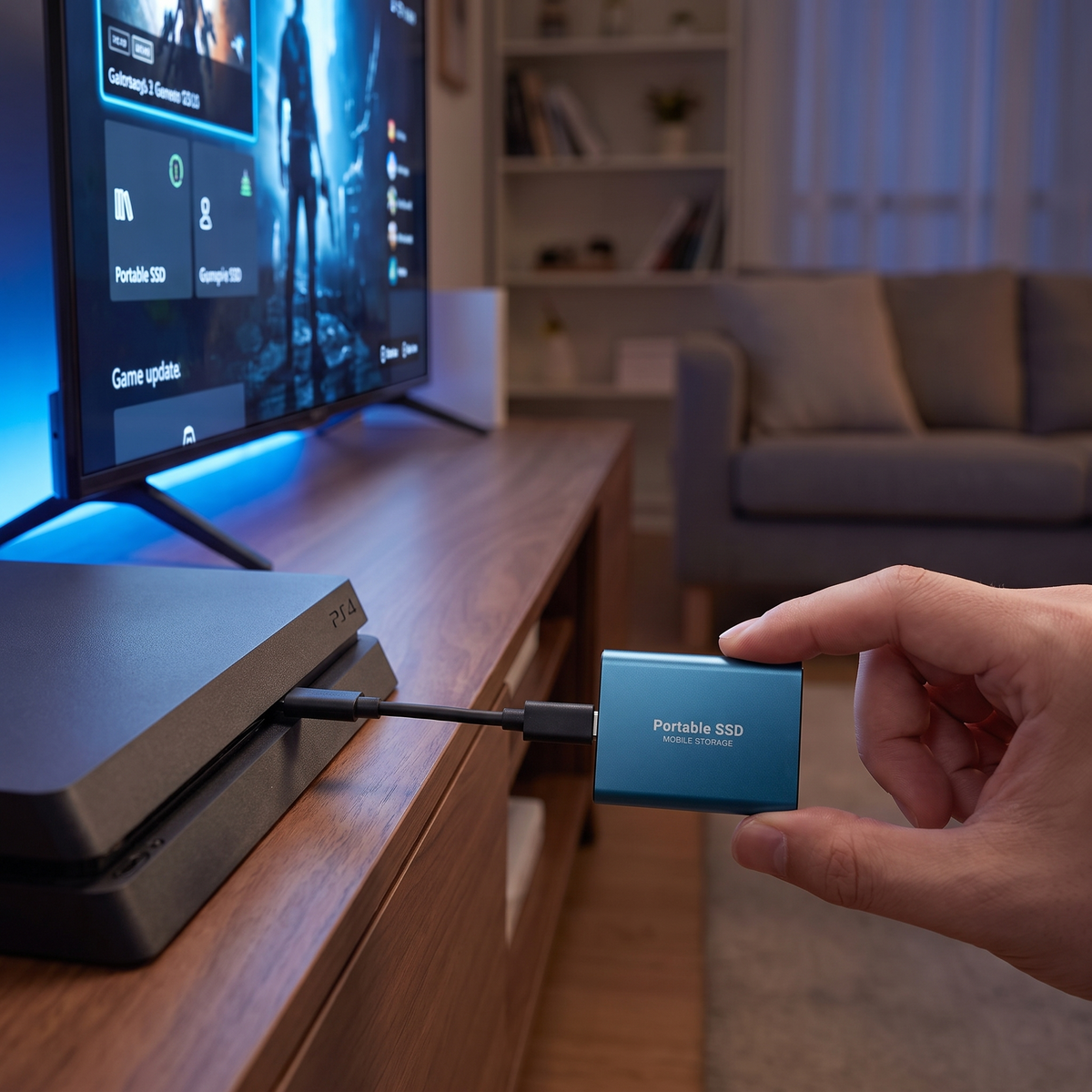 USB-C External SSD for PS5, Xbox, Computers and Android
