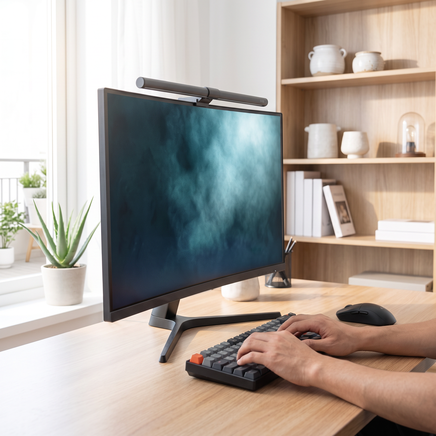 Temperature Adjustable Monitor Light-Bar