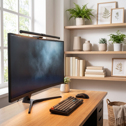 Temperature Adjustable Monitor Light-Bar