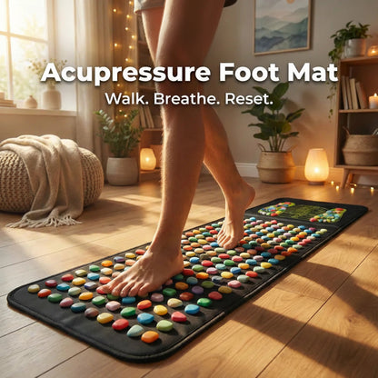 Acupressure Foot Massage Mat for Pain Relief & Relaxation