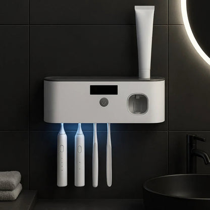 Smart Toothbrush Holder with UV Sterilization & Dryer