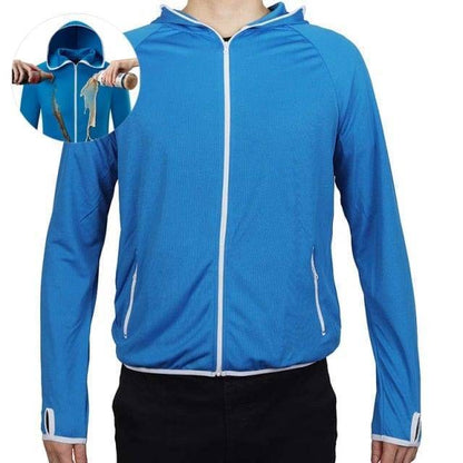 Men's Water-Repellent Hiking Jacket - Windproof & Lightweight