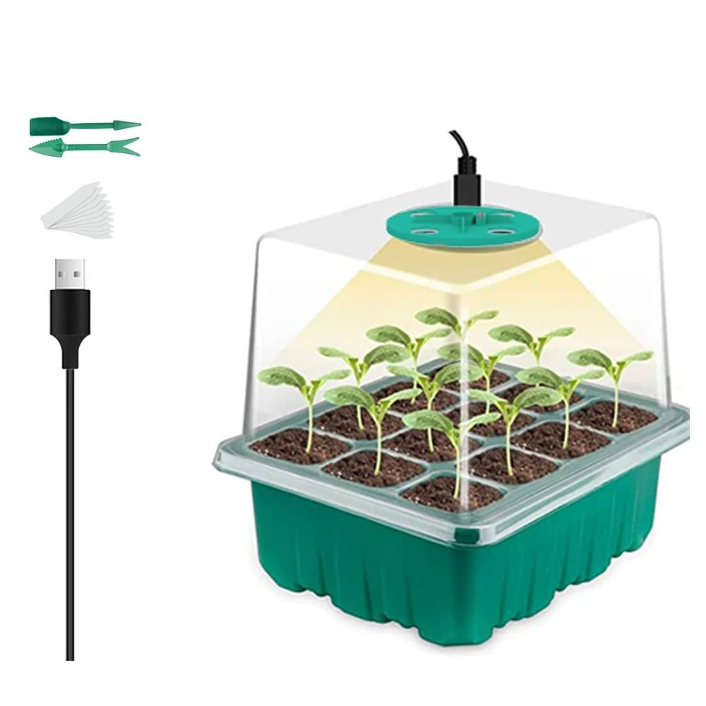 Seed Starter Tray with Grow Light – Nursery Pot