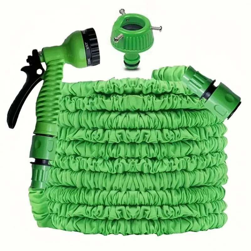 Flexible Expandable Garden Hose with Spray Nozzle